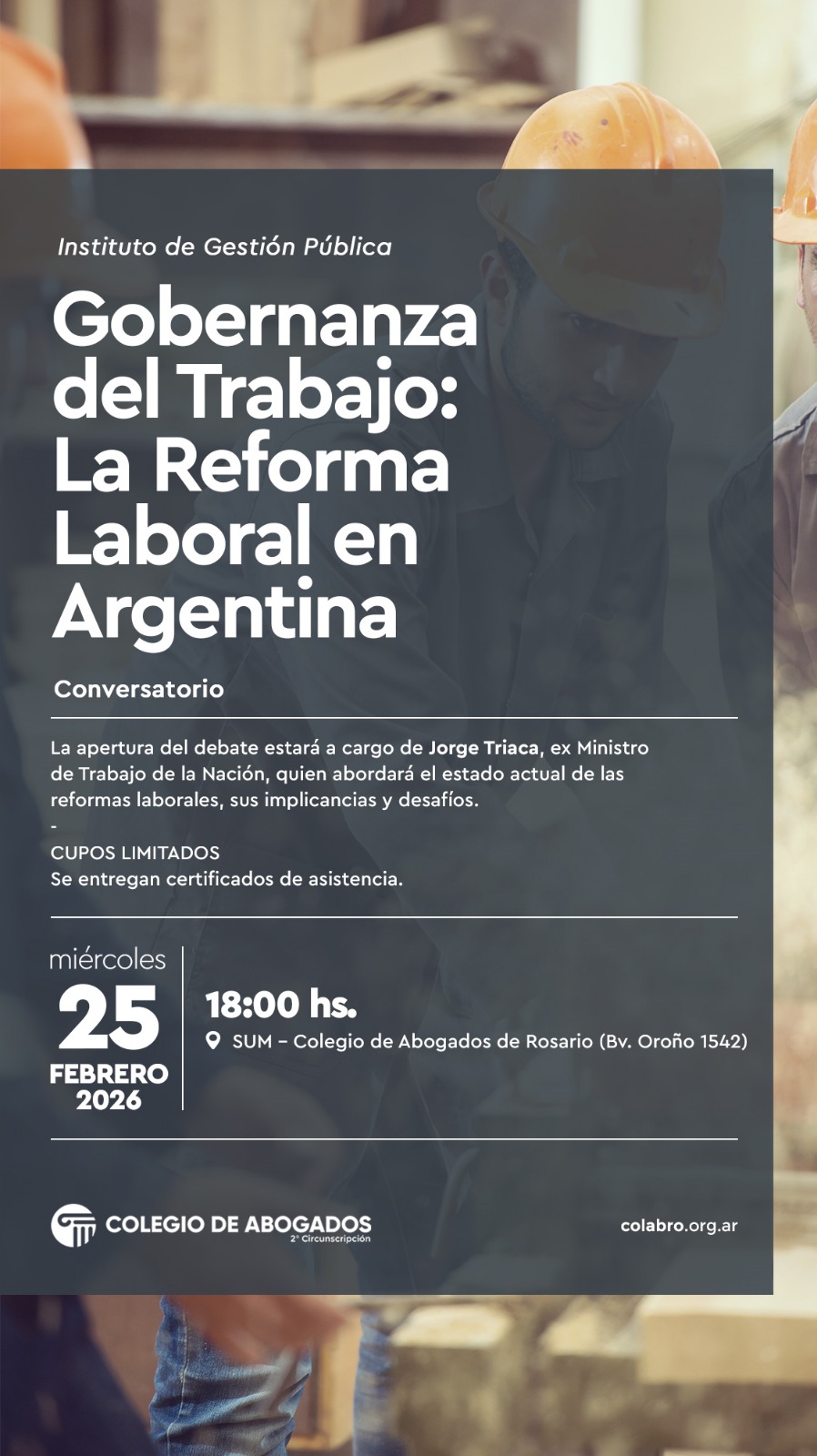Conversatorio: Gobernanza del Trabajo: La Reforma Laboral en Argentina - 25/02/2026